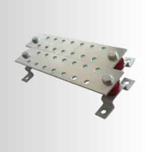 GI Earthing Busbar are typically bare and bolted directly onto any metal chassis of their enclosure.